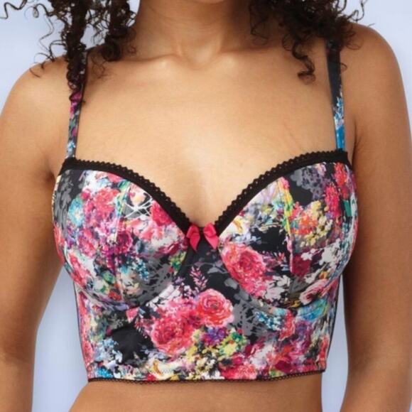 Cleo by Panache Breeze Longline Padded Balconnet Bra - Size 32GG - Picture 1 of 7